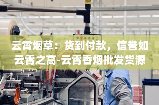 云霄烟草：货到付款，信誉如云霄之高-云霄香烟批发货源